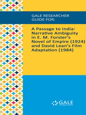 cover image of Gale Researcher Guide for: A Passage to India